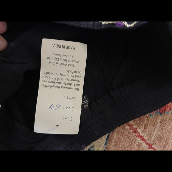 Beautiful hand stitched Harim pants made of soft cotton OS - Picture 4 of 4